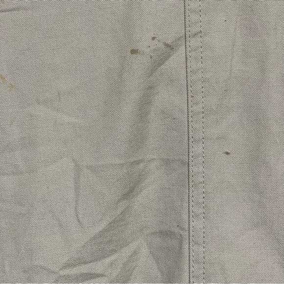 Lands’ End Tan Field Jacket Coat Corduroy Collar Plaid Lined Men’s XL 46–48 - Picture 9 of 12